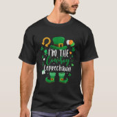 Familie Matching ich bin der Cowboy Leprechaun St T-Shirt (Vorderseite)