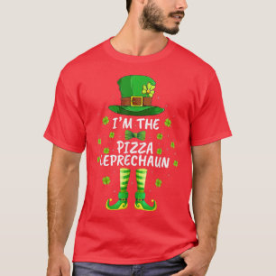 Familie Matching ich bin die Pizza Leprechaun St P T-Shirt