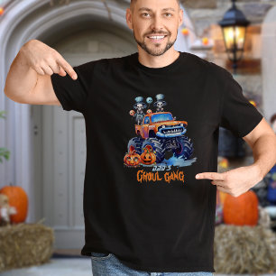 Familie Matching Modern Ghoul Gang Halloween Vater T-Shirt