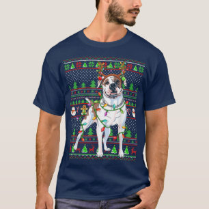 Familie Matching Rentier Ugly American Bulldog Chr T-Shirt
