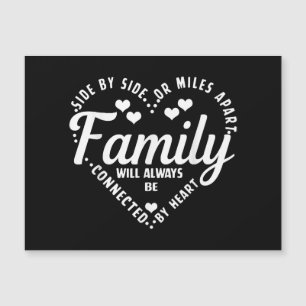 Familie Matching Shirt Familie immer angeschlossen Magnetkarte