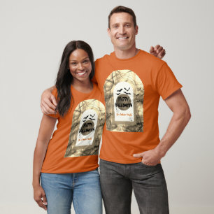 Familie Matching Spooky Moderne glückliche Hallowe T-Shirt