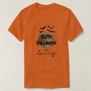 Familie Matching Spooky Moderne glückliche Hallowe T-Shirt