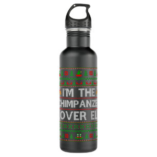 Familie Matching Ugly Chimpanzee Lover Elf Christm Edelstahlflasche