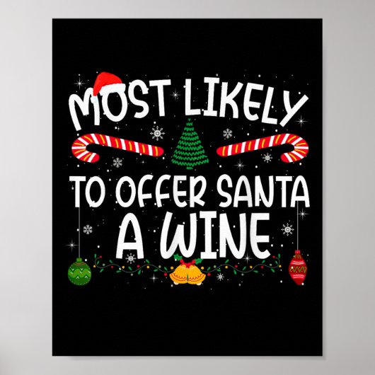 Familie Matching Weihnachten am ehesten zu bieten Poster (Vorne)