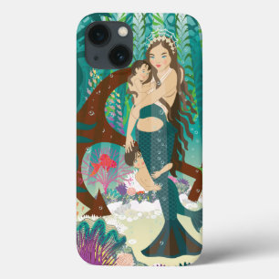 Familie Mermaid (Brunettes) Case-Mate iPhone Hülle