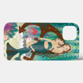 Familie Mermaid (Brunettes) Case-Mate iPhone Hülle (Rückseite (Horizontal))