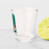 Familie Mermaid (dunkle Blondinen) Schnapsglas (Rechts)