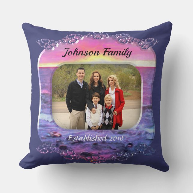 Familie Mexiko Sunset 0909 Kissen (Vorderseite)