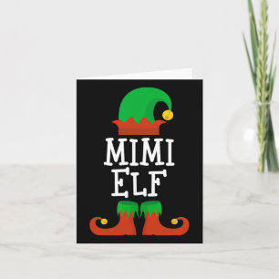 Familie Mimi Elf Weihnachten Matching Pj Pajama X Karte