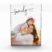 Familie modern fotoblock (Vorderseite)