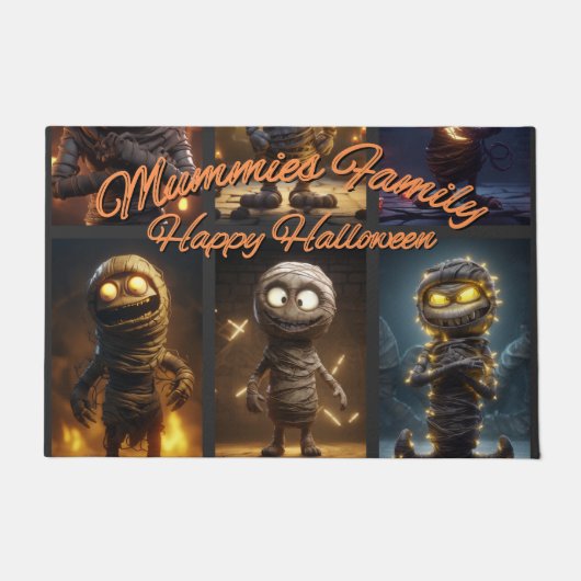 Familie Mummies Fußmatte (Vorderseite)