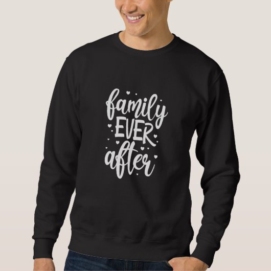 Familie nach Adoption Foster Mama Vater Gotcha D Sweatshirt (Vorderseite)
