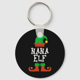Familie Nana Elf Weihnachten Matching Pj Pajama X Schlüsselanhänger