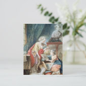 Familie Necker im Jahre 1780 Postkarte (Stehend Vorderseite)