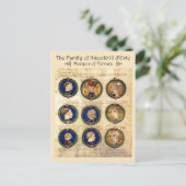 Familie Niccolò III d'Este Postkarte (Stehend Vorderseite)