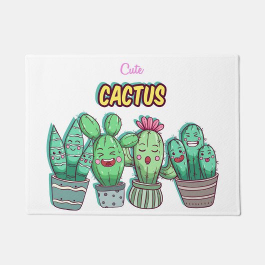 Familie niedlich Castus Fußmatte (Vorderseite)