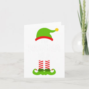 Familie: Nonna Elf Weihnachten Matching Pajama Pj Karte