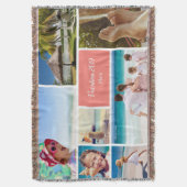 Familie oder Paar Urlaub 7 Foto Keepake, Korallen Decke (Vorderseite Vertikal)