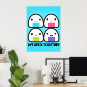 Familie Onigiri Poster (Heimbüro)