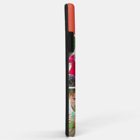 Familie Orange 4 FotoCollage Custom Case-Mate iPhone Hülle (Hinten/Rechts)