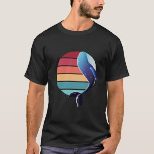 Familie Orca Vintag Retro Art, Killer Whalfamilie T-Shirt