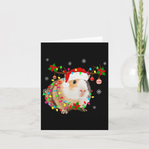 Familie Pajamas Weihnachtsfeiertage Guinea Pig Paj Karte