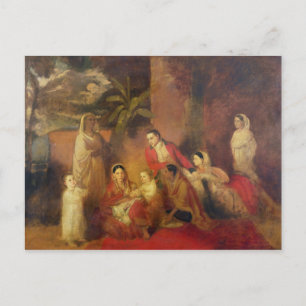 Familie Palmer, 1785 Postkarte