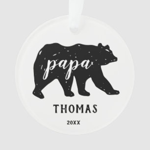 Familie Papa Bear Moderne Weihnachtsschmuck Ornament