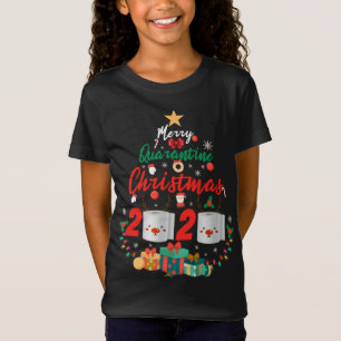 Familie passt gut Quarantäne Weihnachtstoilette T-Shirt
