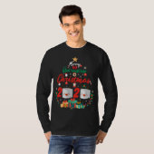 Familie passt gut Quarantäne Weihnachtstoilette T-Shirt (Vorne ganz)