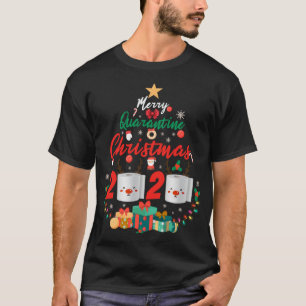 Familie passt gut Quarantäne Weihnachtstoilette T-Shirt