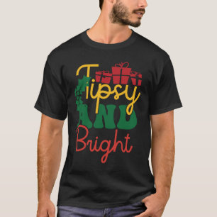 Familie passt Weihnachten Niedlich Tipsy Elf T-Shirt
