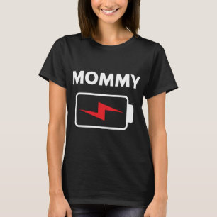 Familie passt Weihnachtsbatterie Funny Mommy Xmas T-Shirt