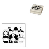 Familie Pilgrim Gummistempel (Stempel)