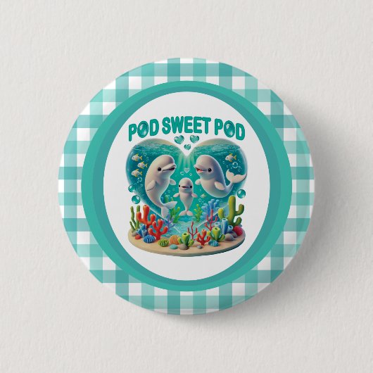 Familie "Pod Sweet Pod" Button (Vorderseite)