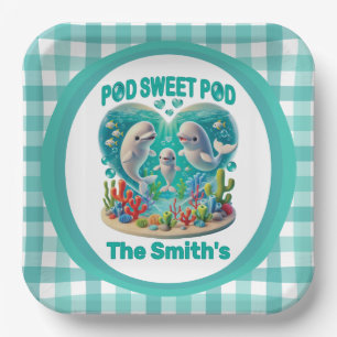 Familie "Pod Sweet Pod" Pappteller