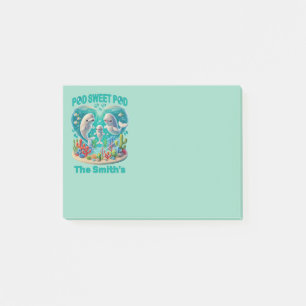 Familie "Pod Sweet Pod" Post-it Klebezettel