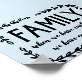 Familie Poster (Ecke)