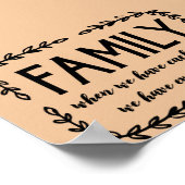 Familie Poster (Ecke)