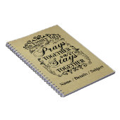 Familie Prays Together Bleibe Bibel-Sprichwort zus Notizblock (Rechte Seite)