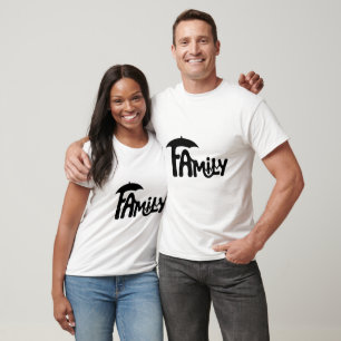 Familie - Regenschirm & Händchen halten T-Shirt