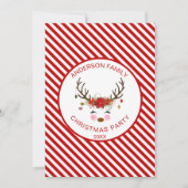 Familie Rentier - Weihnachtsfest im Unternehmen - Einladung (Vorderseite)