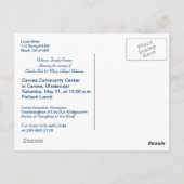 Familie Robinson (Mary & Children) Postkarte (Rückseite)