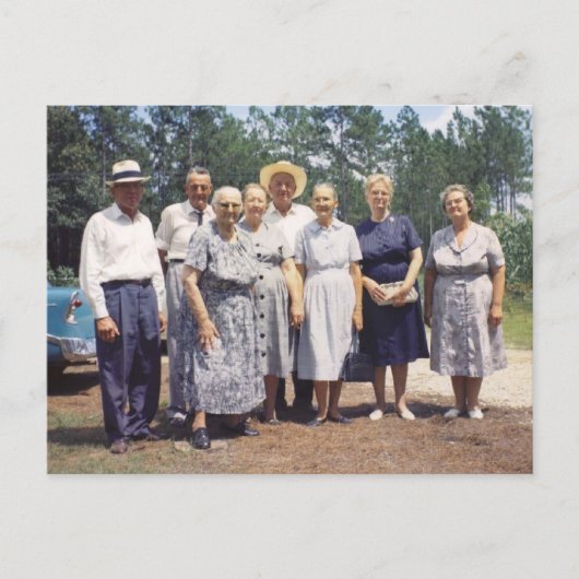 Familie Robinson (Mary & Children) Postkarte (Vorderseite)