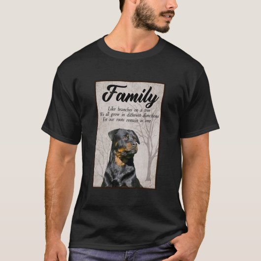 Familie Rottweiler 43 T-Shirt (Vorderseite)