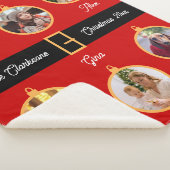 Familie Santa Belt Custom Foto Holiday Sherpadecke (3/4)