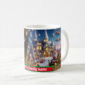 Familie SANTA CLAUS CHRISTMAS COLORFUL Kaffeetasse (VorderseiteRechts)