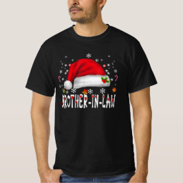 Familie Santa Xmas im Schwiegervater und Pajamas T-Shirt