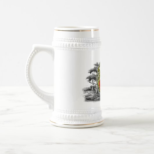 Familie Schneiders (Bayern) bewaffnet Bierglas (Links)